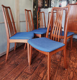 Choose Fabric***6 RESTORED Danish Mid Century Modern Teak Chairs by A.Jensen for Holstebro 4