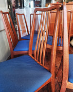 Choose Fabric***6 RESTORED Danish Mid Century Modern Teak Chairs by A.Jensen for Holstebro 3
