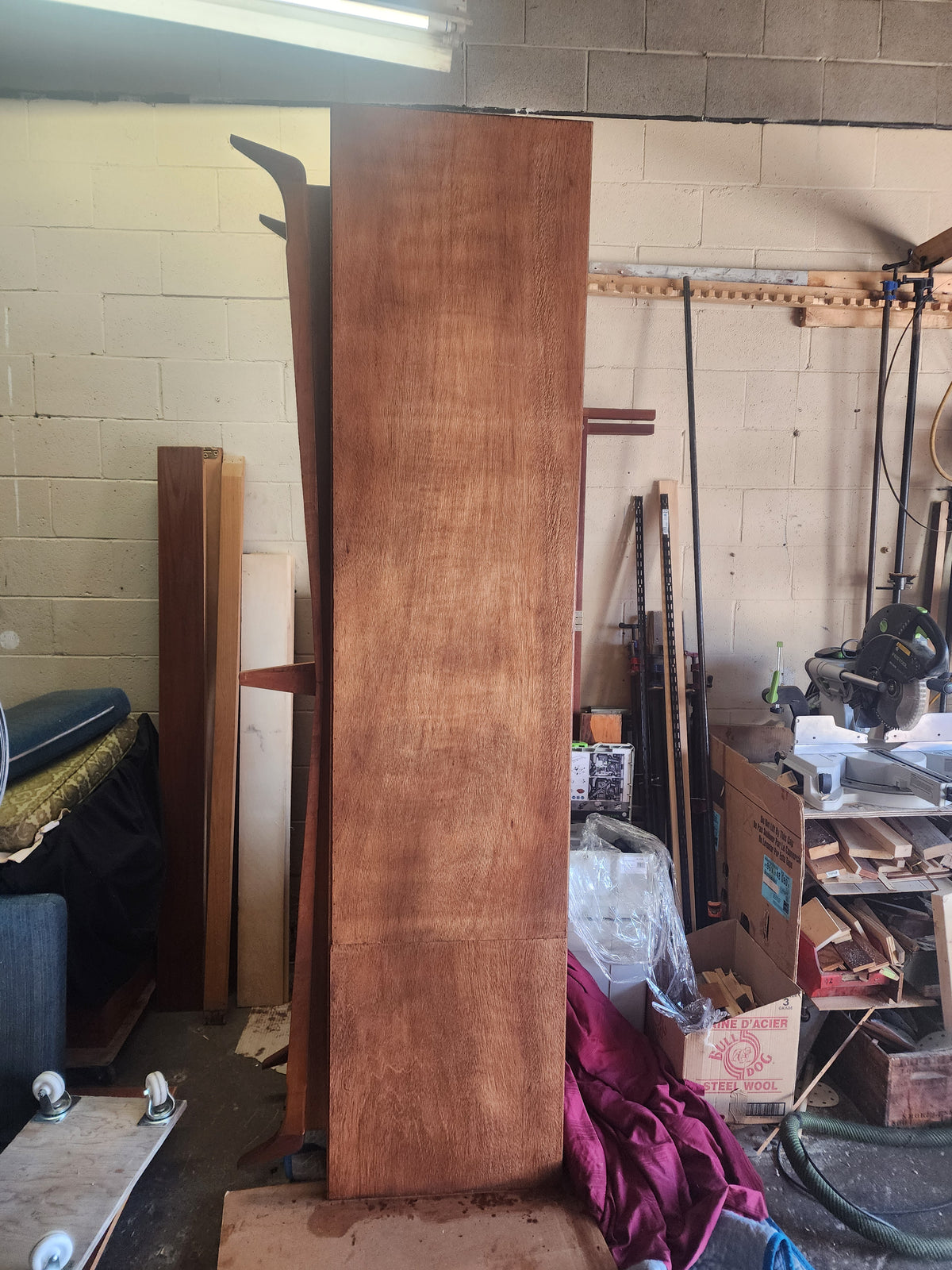 REFINISHED Exceptional  Mid Century Modern Walnut Sideboard  96