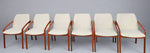 2 RESTORED Danish MCM Teak Armchairs by H.Kjaernulf model 23 (2, 4 or 6 chairs), CHOOSE FABRIC 3