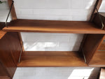 REFINISHED Danish MCM Teak Modular Wall Unit CADO by Poul Cadovius 3 sections 10