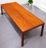 REFINISHED Mid Century Modern Teak Coffee Table by Reff 1