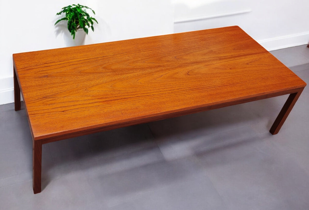 REFINISHED Mid Century Modern Teak Coffee Table by Reff