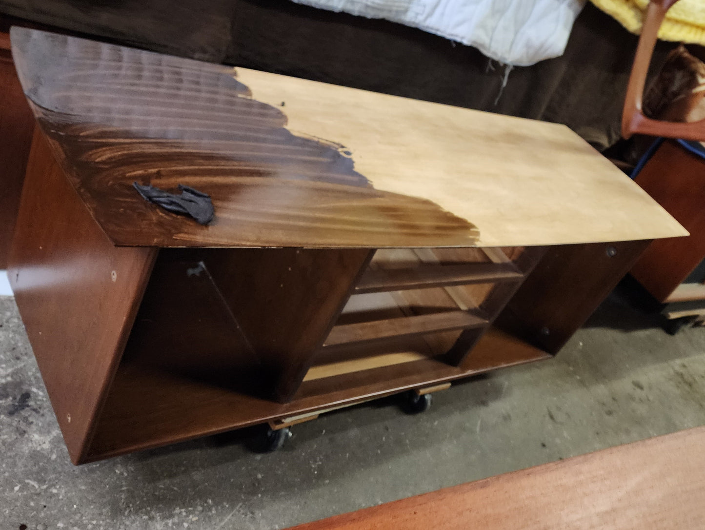 REFINISHED Mid Century Modern Ruspan Sideboard by Russell Spanner