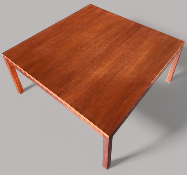 REFINISHED Mid Century Modern Teak Coffee Table Square by Reff