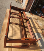 Deposit for REFINISHED Mid Century Modern Solid Walnut Sofa - Bed will get NEW CUSHIONS 11