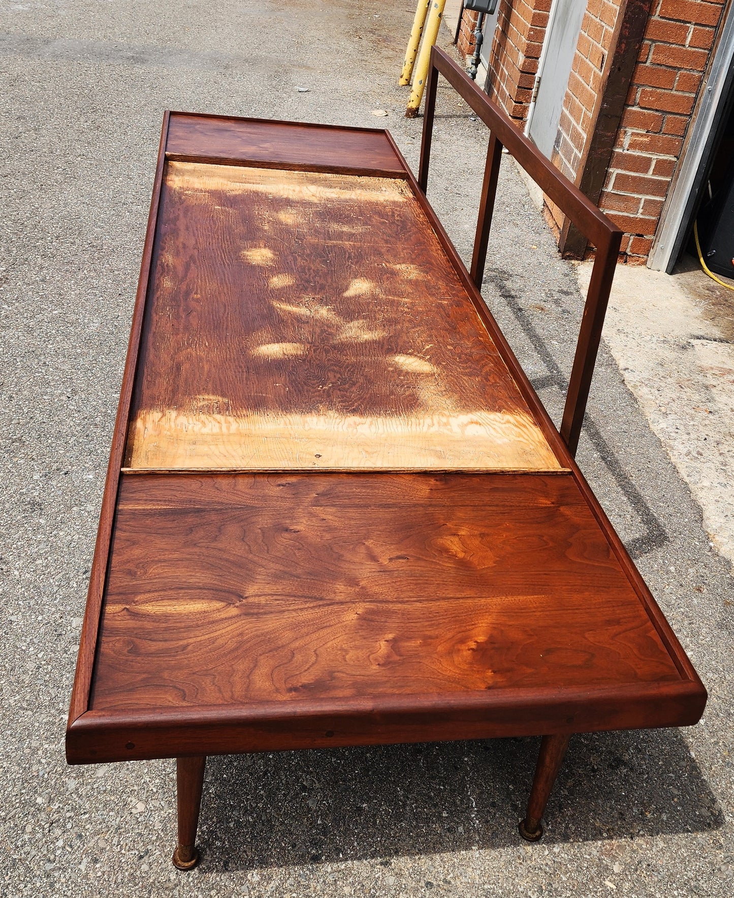 REFINISHED Mid Century Modern Daybed Sofa by A. Pearsall w NEW CUSHIONS