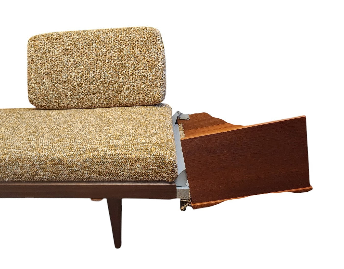 REFINISHED REUPHOLSTERED MCM Teak Svanette Daybed by Ingmar Relling for Ekornes
