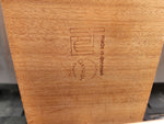 REFINISHED Danish MCM Teak & Black Extendable Games or Dining Table by Poul Hundevad 15