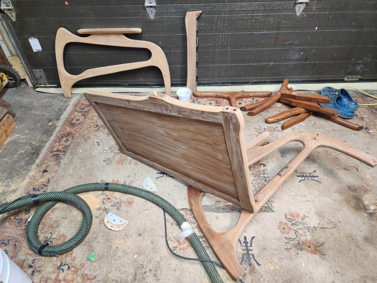 REFINISHED MCM Adrian Pearsall Lounge Chair # 1209C will get New Cushions