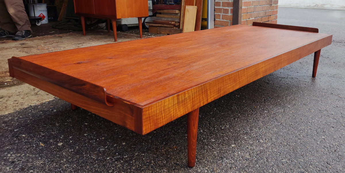 REFINISHED Mid Century Modern Teak Daybed