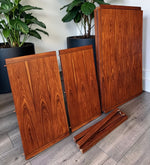 REFINISHED Mid Century Modern Rosewood Table w 2 Leaves 54