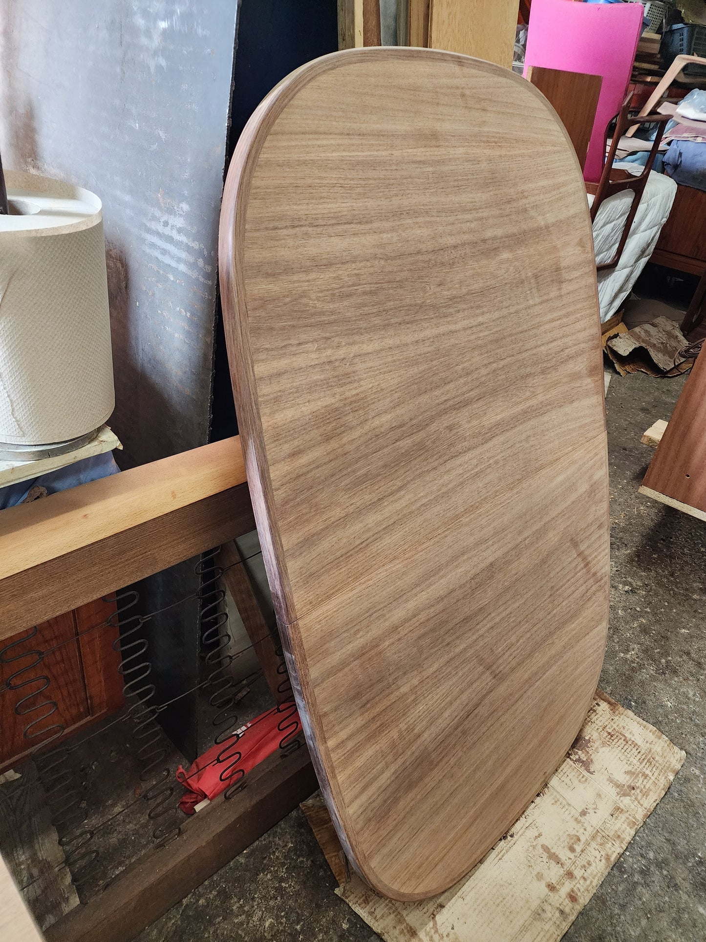 REFINISHED Danish MCM Rosewood Table w 2 Leaves by N. Møller 53"-91" Selfstoring