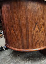 RESTORED Danish MCM Rosewood Tambour Sideboard by P. Hundevad 88