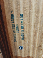 REFINISHED Danish MCM Rosewood Table w 2 Leaves by N. Møller 53