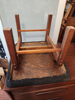 REFINISHED Mid Century Modern Walnut Recliner with Ottoman 10