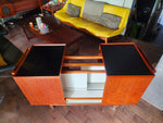 RESTORED Danish MCM Teak Extending Bar Trolley by Niels Erik Glasdam Jensen 13