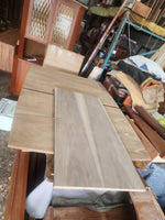 REFINISHED Mid Century Modern Walnut Dining Table w 1 Leaf 54
