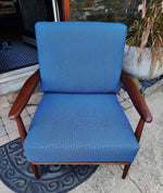 REFINISHED Danish Mid Century Modern Teak Lounge Chair will get NEW CUSHIONS 3