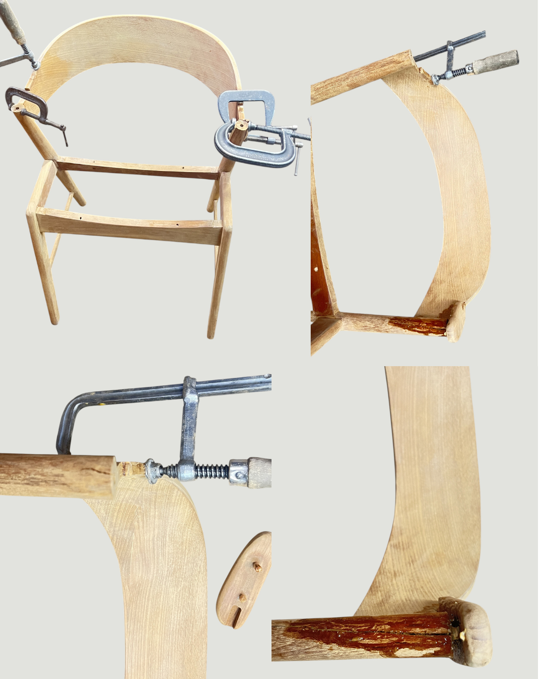 REFINISHED Danish MCM Teak Armchairs by Kai Kristiansen model 32
