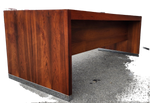 REFINISHED Mid Century Modern Free-Standing Rosewood Desk by J. Geiger 2