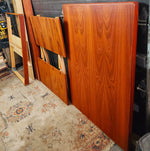 REFINISHED Danish MCM Teak Draw Leaf Table by H. Kjaernulf  54
