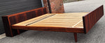 REFINISHED Mid Century Modern Rosewood Bed Double by Swiss Form 9