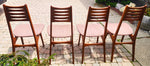 4 REFINISHED Danish Mid Century Modern Teak Chairs Model 83 by Boltinge 4