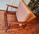 REFINISHED Danish Mid Century Modern Teak Lounge Chair will get NEW CUSHIONS 3