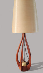 Mid Century Modern Sculptural Table Lamp in the manner of Modeline H 38