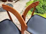 REFINISHED Danish MCM ROUNDETTE Teak Extension Table & 4 Chairs (four-legged) by Hans Olsen 16