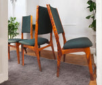Choose Fabric! 6 RESTORED Danish Mid Century Modern Brazilian Rosewood Chairs 4