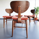 REFINISHED MCM Russell Spanner Dining Table & 6 REUPHOLSTERED Chairs 18