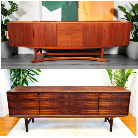 SIDEBOARDS, TV CREDENZAS, SHELVING