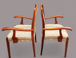 2 Scandinavian Mid Century Modern Rosewood Armchairs 4