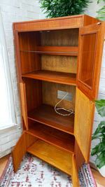 RESTORED Mid Century Modern Teak Tall Cabinet by G Plan with Lighting 5