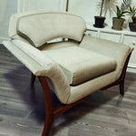 REFINISHED REUPHOLSTERED Mid Century Modern Sofa & Armchair 20