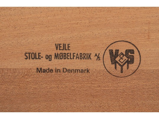 RESTORED Danish Mid Century Modern Rosewood Nesting Tables, Set of 3, model 387