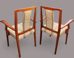 2 Scandinavian Mid Century Modern Rosewood Armchairs 6