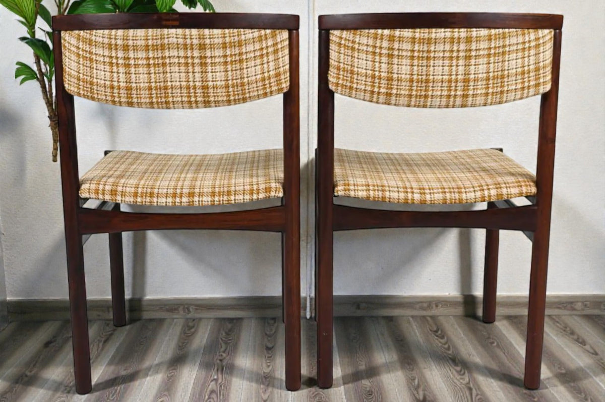 Choose Fabric! 8 RESTORED Danish Mid Century Modern Rosewood Chairs by SAX
