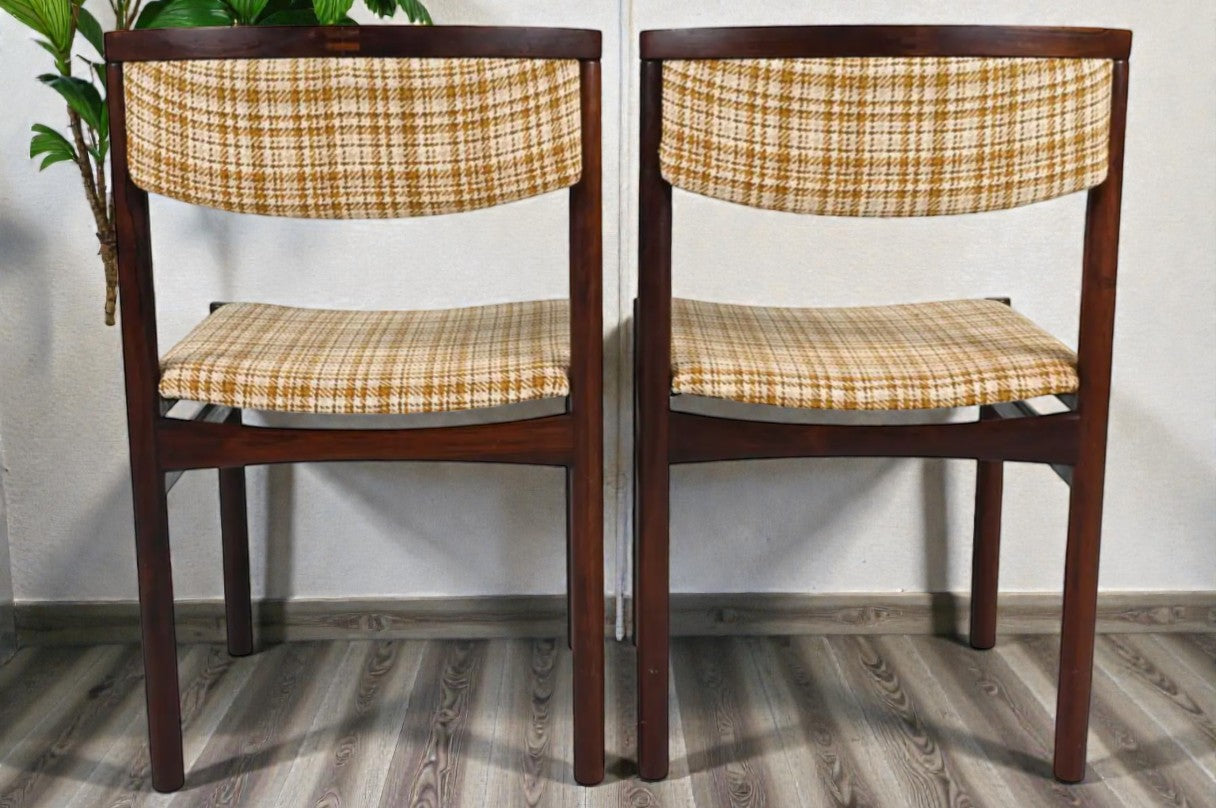 Choose Fabric! 8 RESTORED Danish Mid Century Modern Rosewood Chairs by SAX