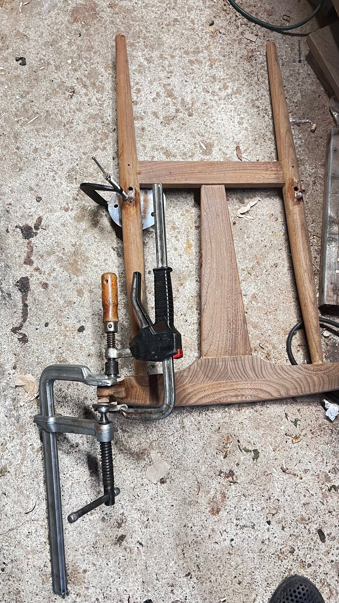6 REFINISHED will be REUPHOLSTERED Danish MCM Cowhorn Teak Chairs
