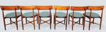 REFINISHED MCM Teak Extension Table & 6 REUPHOLSTERED chairs by G Plan 14