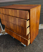 REFINISHED Mid Century Modern Walnut Tallboy 10
