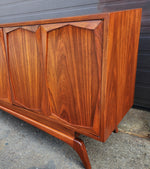 REFINISHED Exceptional  Mid Century Modern Walnut Sideboard  96