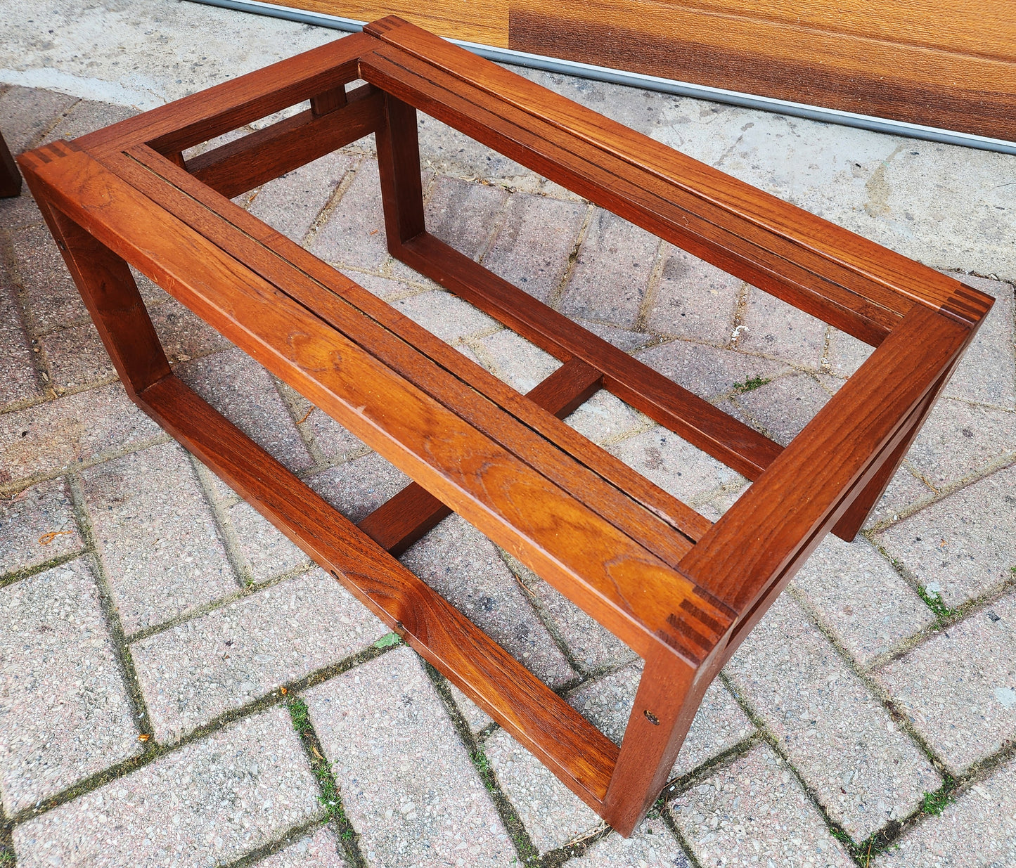 REFINISHED Mid Century Modern Teak Lounge Chair & Ottoman by Lennart Bender, Sweden