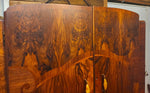 RESTORED Stunning Figured Walnut Wardrobe Art Deco (updated interior) 13