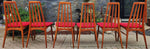 RESTORED Danish MCM Teak Eva Dining Chairs by Niels Kofoed 3