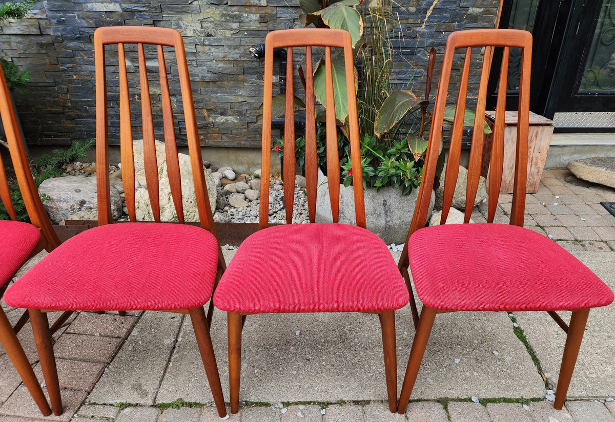 RESTORED Danish MCM Teak Eva Dining Chairs by Niels Kofoed