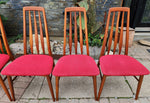 RESTORED Danish MCM Teak Eva Dining Chairs by Niels Kofoed 5